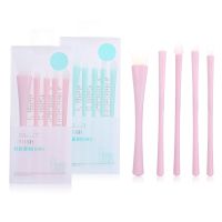 【cw】 5Pcs Silicone Face Mask Makeup Brushes Set Facial Care Applicator Easy Colored Eyeshdow Eyeliner Concealer Brush !