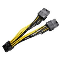 8Pin to Dual 8Pin(6+2) Power Cable GPU Power Cable for Tesla K80 M40 M60 P40 P100