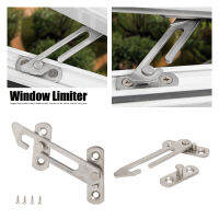 65องศาหน้าต่างสนับสนุน Wind Hook Latches ปรับ Limiter Latch Wind ce Stay Position Stopper Casement Blocking Protector