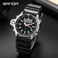 Fashion Sanda Top nd Sport Men Quartz Watch Casual Style Military Watches Waterproof S Shock Male Clock Relogio Masculino