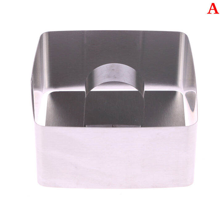 💖New Production💖 Stainless Steel Mousse Cake Ring Mold Cupcake Dessert