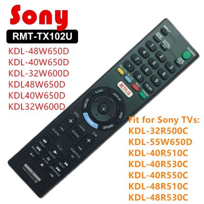 via RMT-TX102U RMT-TX102D Replace Remote Control for via LCD LED HD KDL-32R500C KDL-32W600D KDL-32W605D KDL-32W607D KDL-32W609D KDL-32W650D KDL-32W655D KDL-40R510C KDL-40R530C KDL-40R550C