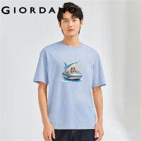 Giordano Men Print crewneck short sleeve tee Free Shipping 91093177