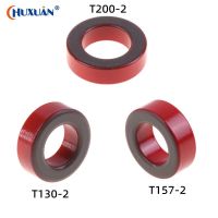 T130-2/T157-2/T200-2 Iron Ferrite Toroid Cores 40x24x14.5 Mm For Inductors Iron Powder Core Red Ring Low Permeability