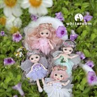 (Popular toys) มินิ Bjd ตุ๊กตาสำหรับสาวๆ16เซนติเมตรตุ๊กตาของเล่นดอกไม้นางฟ้าวิญญาณนางฟ้าแปลกใจกระเป๋าของขวัญของเล่นเสื้อผ้าที่มีสีสันชุดขายฟรี