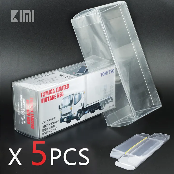 5PCS Clear Plastic Protection Box Big Size for Tomytec Tomica Limited