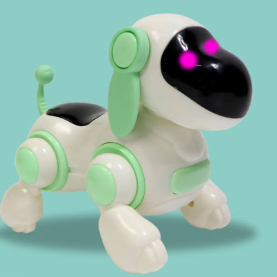 หุ่นยนต์สุนัขหุ่นยนต์ลูกสุนัขของเล่นของขวัญวันเกิดของเล่นสำหรับเด็กของเล่นไฟฟ้าหุ่นยนต์