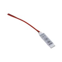 【♘COD Free Cas♘】 yu07 12V แบบพกพาขนาดเล็ก Rgb 5050/3528แถบ Strip Led ชุดควบคุมไฟ Dimmer