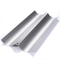 32 Grooves French Loaf Tray French Bread Baguette Pan Mold Non-Stick Wave Loaf Bake Baking Mould Oven Microwave Kitchen Tools