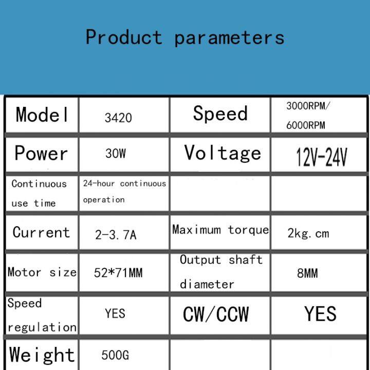 hot-sale-chexiuhua-มอเตอร์จอ-dc-มอเตอร์ไฟฟ้าขนาดเล็ก12-v-24v-30w-ความเร็วสูง3500rpm-7000rpm-12-v-โวลต์12-v-โวลต์มอเตอร์แม่เหล็กย้อน-dc12v-3420