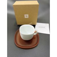 แก้วกาแฟ LUME Collection 1 ชุด /1 ใบ + จานรอง