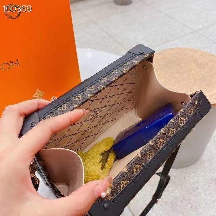 กระเป๋า-lv-สายสะพายสำหรับผู้หญิง-กระเป๋าถือ-lv-ของแท้กระเป๋ากล่องวินเทจกระเป๋าข้อความแฟชั่นเกาหลีพิมพ์ลายตัวอักษรกระเป๋าสะพายข้างกระเป๋าสะพายไหล่กระเป๋าใส่เหรียญใส่บัตรขนาดเล็ก