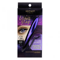 Browit Star Galaxy Long Stay Mascara 8g. สตาร์กาแล็กซี่ลองสเตย์มาสคาร่า ปัดขนตายาว เรียงเส้นสวย เพิ่มวอลลุ่ม กันน้ำ