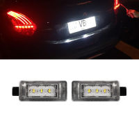 2PcsSet LED Number License Plate Lights For Peugeot 207 CC 07- 308 MK2 15- 208 12-16 CITROEN C5 III RD 08- OEM:9682403680