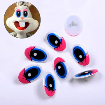 100pcs Black Oval Eyeball Doll Accessories Plastic Safety Eyes for  Amigurumi or Crochet Toys Animal Puppet DIY Funny Toy Eyes