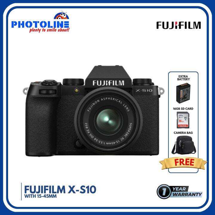 Fujifilm XS10 Mirrorless Camera With XC1545MM Kit Lens Lazada PH