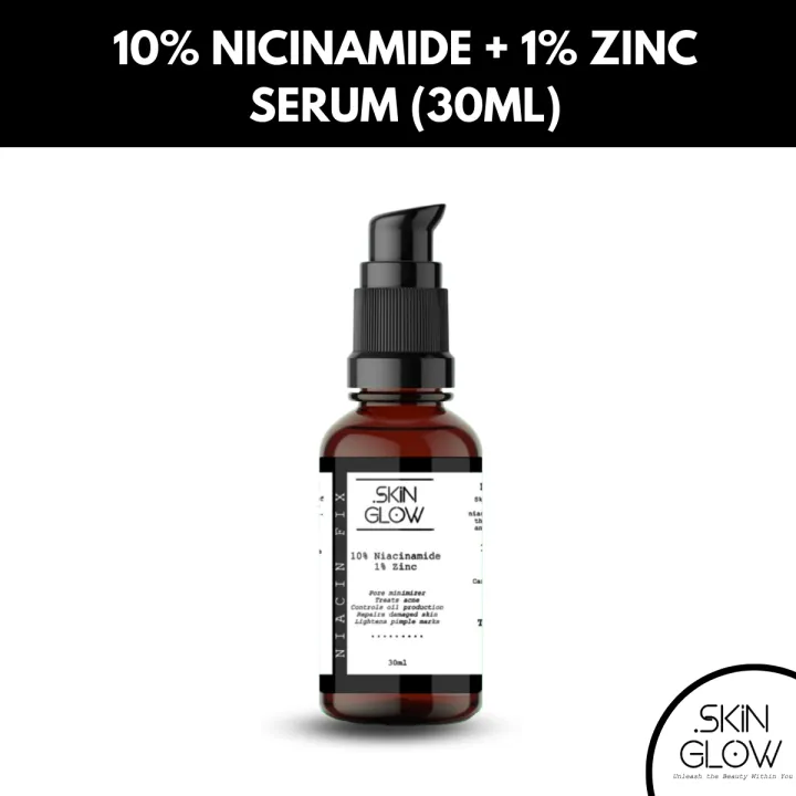Skin Glow 10 Niacinamide & 1 Zinc Serum 30ml Lazada PH