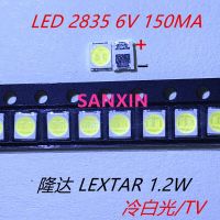 500PCS Original LEXTAR 2835 3528 1210 6V 2W SMD LED For Repair TV Backlight Cold white LCD Backlight LED Electrical Circuitry Parts