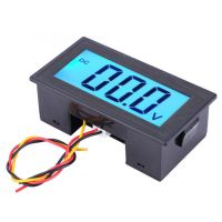 YB5135DB ABS LCD Blue Backlight Digital Display Voltage Meter Tester DC 0-2V/20V/100V/200V/300V/500V 3-Wire Voltmeter Monitor