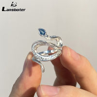 Lansboter แหวนงูสร้อยข้อมือรูปงูวิญญาณเครื่องประดับงูเครื่องประดับเท่ๆสำหรับผู้ชายและผู้หญิง