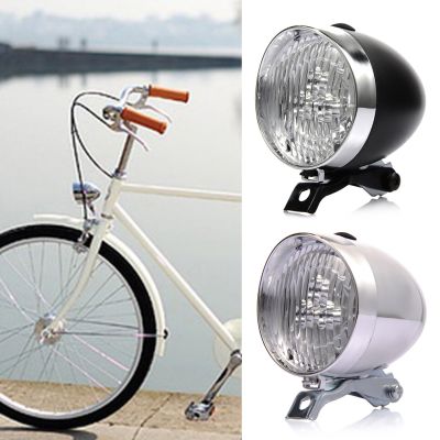◙ Universal Retro Bicycle Light 3 LED High Brightness Bike Headlight Flashlight Bicycle Front Lamp Bike Headlight Replacement Part