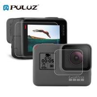 2 in 1 กระจกนิรภัยหน้าจอ LCD + เลนส์ฟิล์ม HD film สำหรับ GoPro Hero 7 6 5 2018