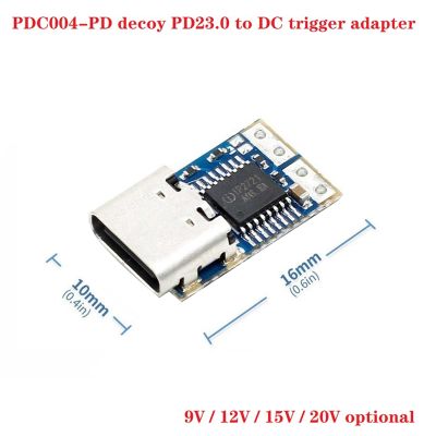 1 PCS PDC004-PD Decoy Module PD23.0 to DC DC Trigger Extension Cable QC4 Charger Type-C PD Decoy (9V)