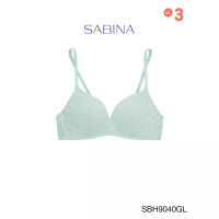 Sabina เสื้อชั้นใน Invisible Wire (ไม่มีโครง) รุ่น Soft Doomm รหัส SBH9040GL สีเขียวอ่อน