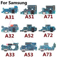 ต้นฉบับสําหรับ Samsung Galaxy A31 A51 A71 A32 A52 A72 A33 A53 A73 A73 A22 4G 5G การชาร์จอย่างรวดเร็ว Type-C USB Connector Board Dock Flex Cab