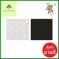 สักหลาดเหลี่ยม DEXZON 25X3 มม. สีดำ 12 ชิ้นSQUARE FELT PAD DEXZON 25X3MM BLACK 12EA **ลดราคาจัดหนัก **