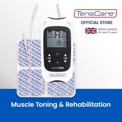 Tenscare E-CM3050-DE Face Electrodes - 4 Reusable Electrodes,  Self-Adhesive, Pre-Cured Face Care - for Wrinkle Tightening and Reduction