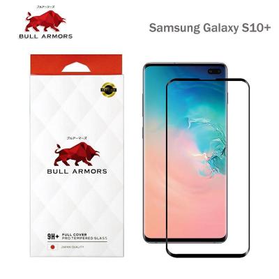 BullArmors รุ่น Samsung S10+ (ซัมซุง) บูลอาเมอร์ Film ฟิล์ม ฟิล์มกระจก ฟิล์มกันรอย อุปกรณ์กันรอยหน้าจอ กระจกนิรภัย กระจกกันรอย ฟิลม์ อุปกรณ์ กันรอย กระจก หน้าจอ ฟิล์มใส ฟิล์มยืด ฟิล์มเต็มจอ โทรศัพท์ มือถือ ฟิลม์กันรอย เกรดA พรีเมี่ยม แกร่งเต็มจอสัมผัสลื่น