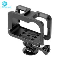 Aluminum Protective Cage For DJI For OSMO ACTION Border Frame Cold Shoe Protective Case Shell Housing Vlog Camera Mount Holder