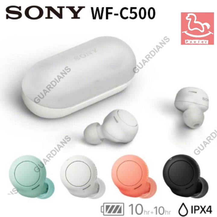 ของแท้-หูฟังไร้สายโซนี่-sony-wf-c500-true-wireless-ประกันศูนย์โซนี่ไทย-1ปี-หูฟังที่ไร้สายอย่างแท้จริง-bluetooth