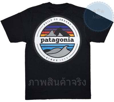 ⭐ patagonia ⭐ เสื้อยืด คอกลม แขนสั้น แฟชั่น patagonia ภูเขา พาตาโกเนีย ปาตาโกเนีย built to endure unisex