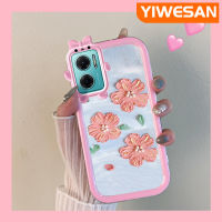 JIUMOO เคสสำหรับ Xiaomi Redmi 10 5G Redmi Note 11E 5G Redmi 11 Prime 5G เคสมุกแวววาวลายดอกไม้กันกระแทกเลนส์หลายสีสาวสวยเคสมือถือทนทานต่อการตกและทนต่อการขีดข่วน