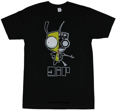 New T-Shirt Summer Style Hip Hop Men T-Shirt Tops Invader Zim Mens T-Shirt - Gir Half In Costume