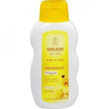 Weleda Baby Calendula 2-in-1 Gentle Shampoo-Body Wash and Diaper Cream Duo,  6.8 