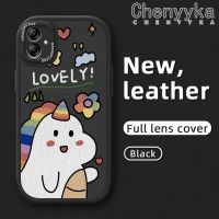 Chenyyyka เคส M04 F04 A04E A04ปลอกสำหรับ Samsung เคสโทรศัพท์หนังนิ่มลายการ์ตูนหลากสีน่ารักยูนิคอร์นนำโชคคุณภาพสูงและทนทานเคสป้องกันกล้องเคสสีกันกระแทกเคสนิ่ม