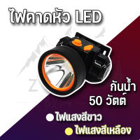 สินไทย ไฟฉายคาดหัวไฟฉายแรงสูงไฟฉายชาร์ตไฟบ้าลิเธียมLED 50 W.  ขนาดเล็กไฟฉายติดศรีษะ