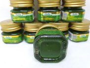 12 HỦ DẦU CÙ LÀ GREEN HERB COOLING BALM HÀNG NỘI ĐỊA THÁI LAN 10 GAM