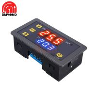 AC 110V 220V DC 12V Digital Waktu Delay Relay Modul Siklus Timer Relay Dual LED Display Timer kontrol Switch Adjustable Baru