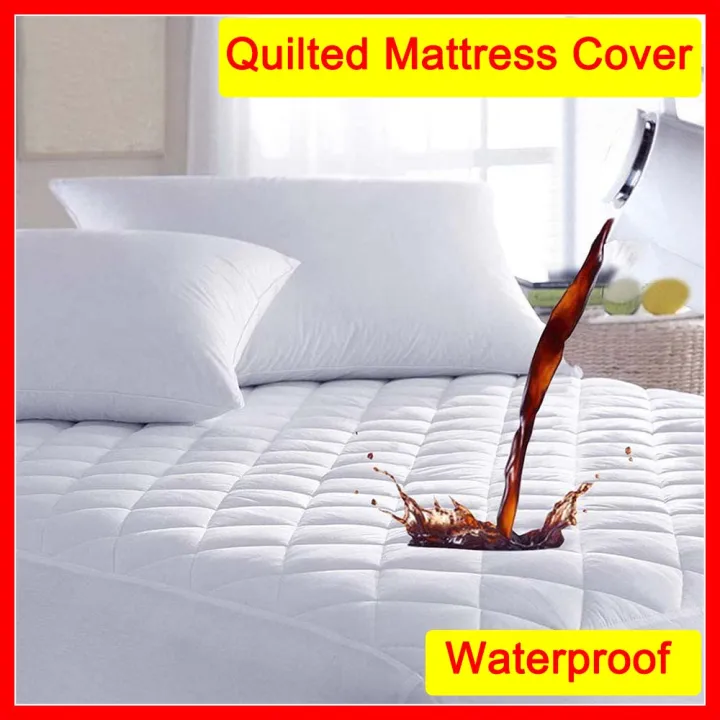 Quilted Fitted Mattress Sheet, Duvet Cover Vs Protector
