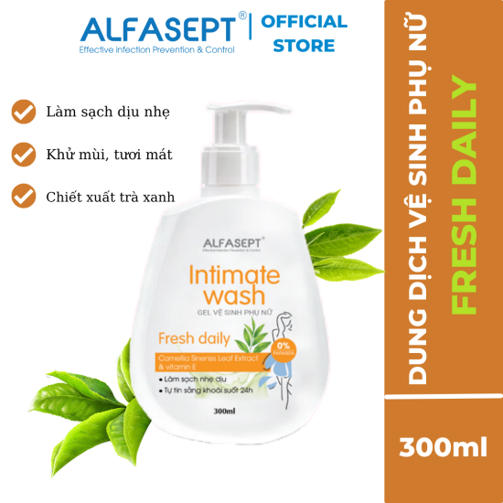 Dung dịch vệ sinh phụ nữ alfasept intimate wash fresh daily - ảnh sản phẩm 1