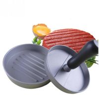 Hamburger Press Aluminum Alloy 12 cm Hamburger Meat Beef Grill Burger Press Patty Maker Mold 1 Set Round Shape