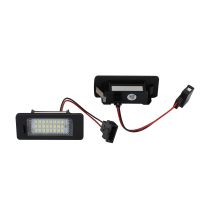 【CW】1PCS LED License Number Plate lamp 12V canbus For Audi A4 B8 A5 Q5 S5 TT A1 S4 A6 A7 2008-2013 Error Free Audi license lights