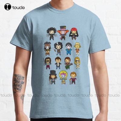 The Johnny Depp Collection Classic T-shirt Johnny Depp Fashion Creative Leisure Funny T Shirts Fashion Tshirt Summer XS-6XL