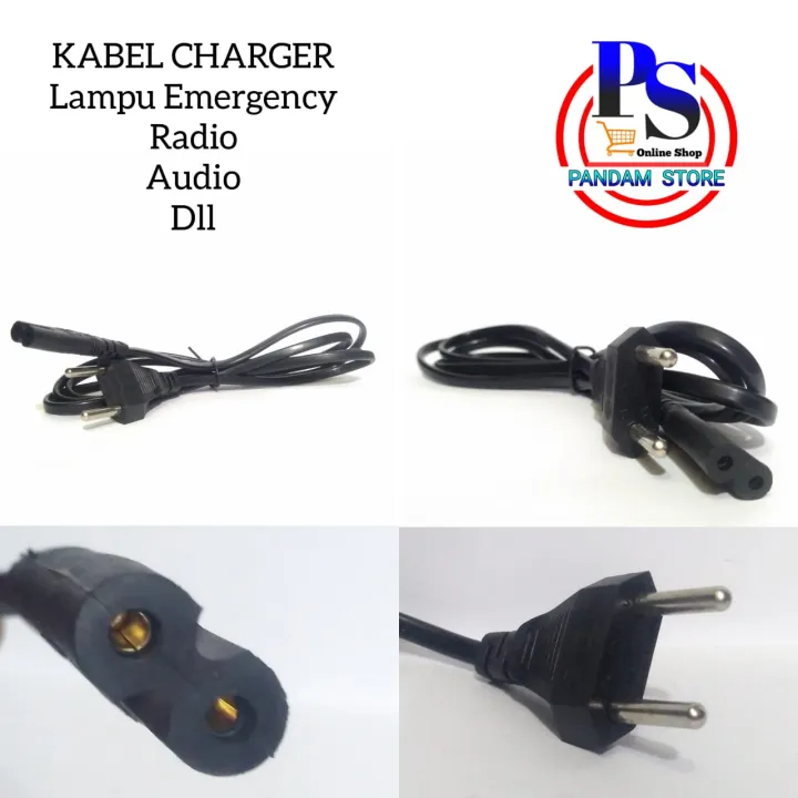 Kabel JACK AC 110 - 220volt Untuk TV/Radio/Printer/Lampu | Lazada Indonesia