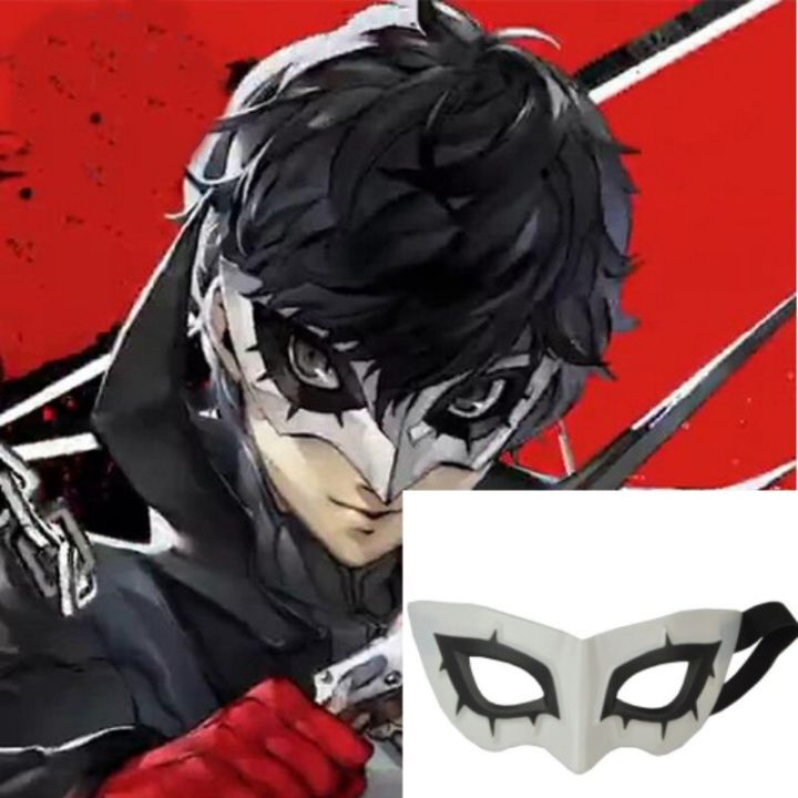 Anime Game Persona 5 Hero Arsene Joker Eye Mask Cosplay Kurusu Akatsuki ...