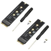 2X M.2 NVME SSD Convert Adapter Card for MacBook Air Pro Retina 2013-2017 NVME/AHCI SSD Kit for A1465 A1466 A1398 A1502